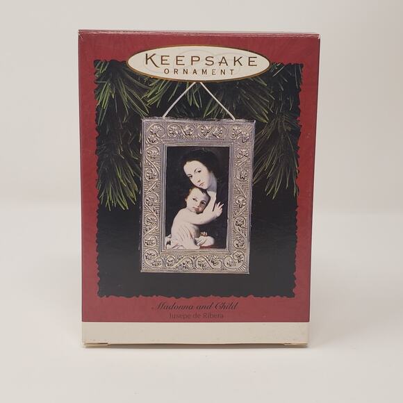 1996 Hallmark Madonna and Child Handcrafted Keepsake Christmas Ornament - Picture 1 of 7